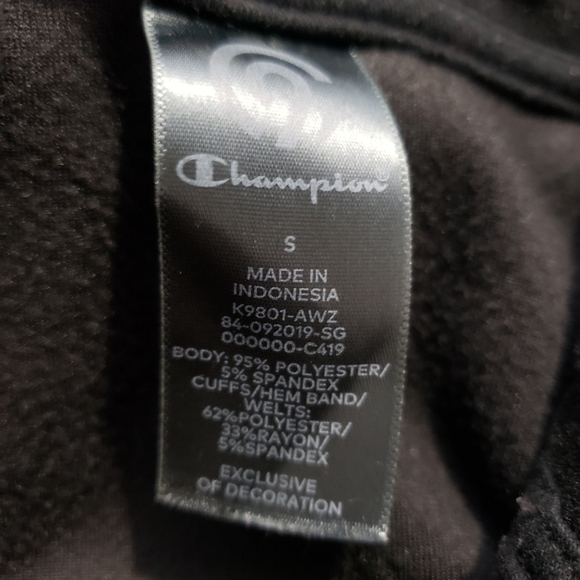 Champion Velour Woman's 1/4 Zip up Pullover Size Small - Picture 8 of 10